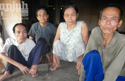 Xót xa hoàn cảnh một gia đình toàn người tàn tật