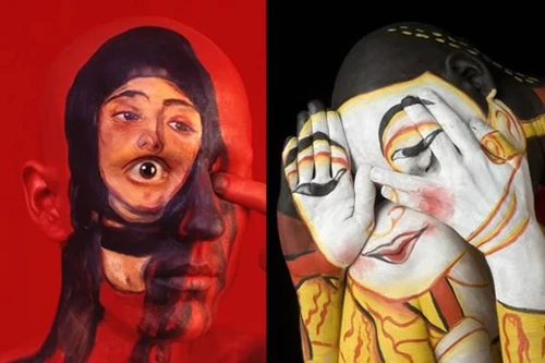 Những tác phẩm nghệ thuật khác thường trên cơ thể