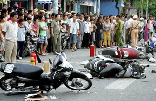 Tìm nhân chứng vụ TNGT trên đường Phan Trọng Tuệ