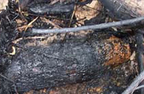 Quả đạn pháo 105 ly bỗng nhiên cháy