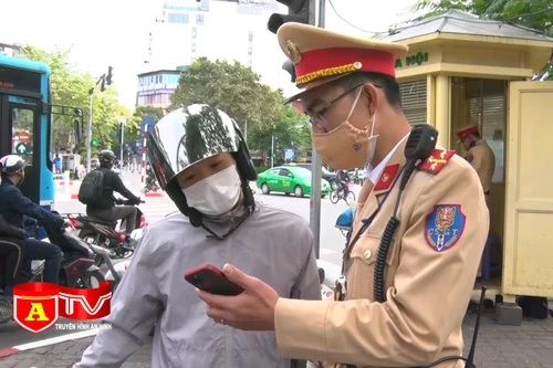 Xử phạt xe máy vi phạm qua hệ thống camera giao thông