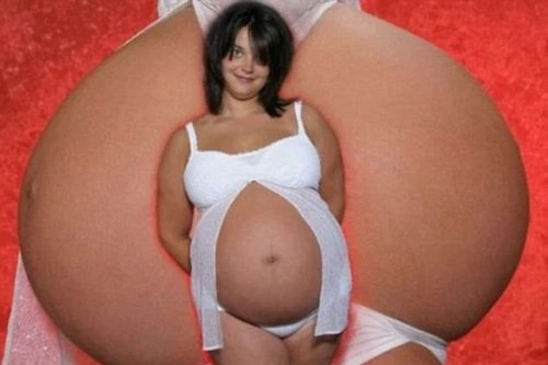 Những bức ảnh độc đáo của bà bầu (1)