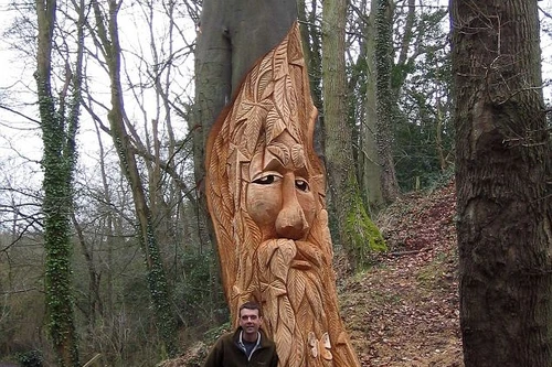 Ấn tượng nghệ thuật điêu khắc trên cây khổng lồ