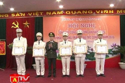 Các đơn vị Công an thành phố Hà Nội triển khai công tác năm 2016
