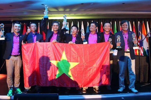Đội tuyển Golf Việt Nam vỡ òa trong chiến thắng ở WAGC 2016 tại Nam Phi