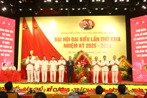 Khai mạc Đại hội Đại biểu lần thứ XXIX Đảng bộ Công an thành phố Hà Nội