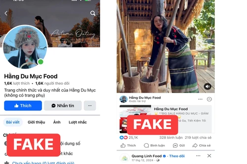 Mua nhầm hàng fanpage ‘Hằng Du Mục’ giả mạo, người phụ nữ mất 1,4 tỷ đồng