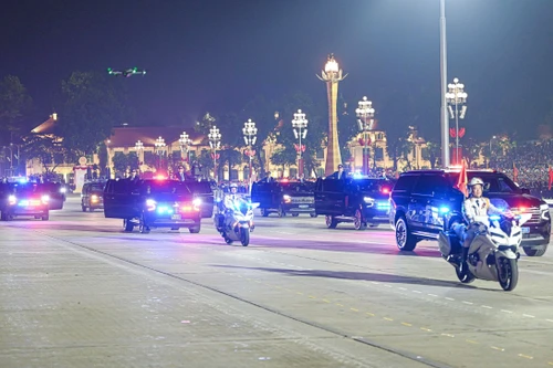 Vinh dự, tự hào được tham gia đội hình xe bảo vệ nguyên thủ tại sự kiện A80