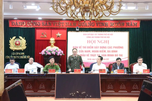 Thí điểm xây dựng các phường Hoàn Kiếm, Cửa Nam, Ba Đình kiểu mẫu về trật tự, văn minh đô thị