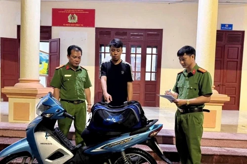 Tuần tra phòng chống bão, tóm gọn tên trộm xe