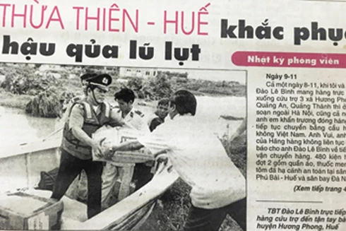 Xây nhà cho đồng bào nơi rốn lũ 