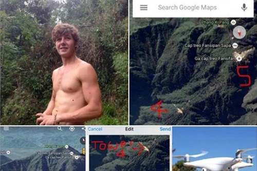 [Infographic] Hành trình tìm kiếm du khách người Anh mất tích
