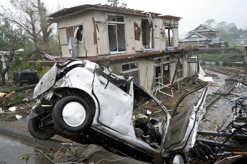 Hàng triệu người phải di tản, hàng hóa siêu thị bị "càn quét"