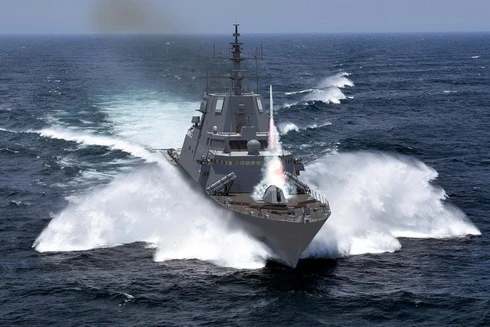 [ẢNH] Đáng gờm sức mạnh tàu tên lửa thay thế tuần dương hạm Ticonderoga của Mỹ