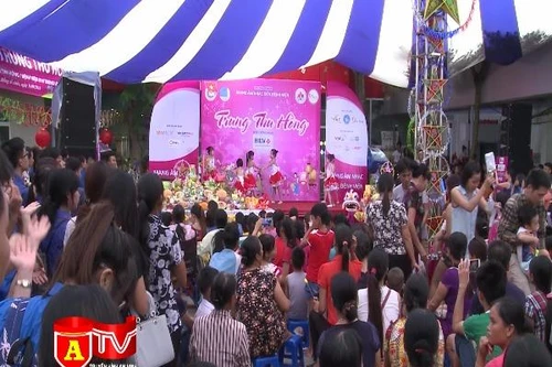 Mang Trung thu đến các bệnh nhi