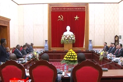 Bộ trưởng Bộ Công an tiếp đoàn đại biểu cấp cao Cộng hòa Mô Dăm Bích