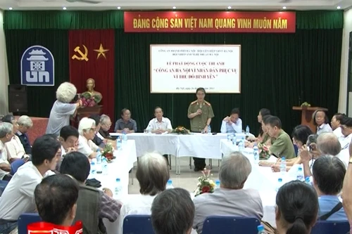 Phát động cuộc thi ảnh “Công an Hà Nội vì nhân dân phục vụ, vì Thủ đô bình yên"