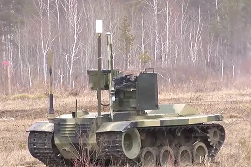 Nga công bố video thử nghiệm robot bảo vệ cơ sở tên lửa chiến lược