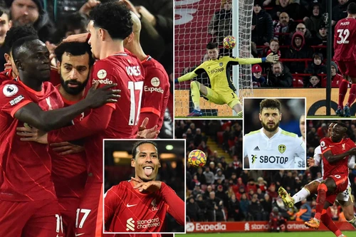 Vùi dập Leeds, Liverpool bám sát Man City