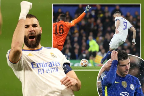 Real vùi dập Chelsea nhờ hattrick của Benzema