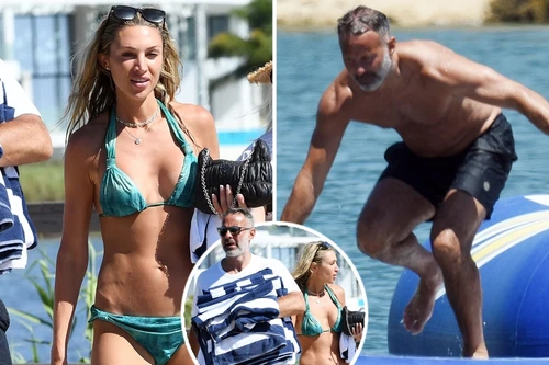 Giggs đi hưởng thụ cùng người mẫu nội y kém 15 tuổi