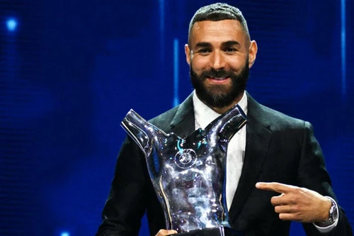 Benzema lần đầu đoạt giải Cầu thủ hay nhất châu Âu