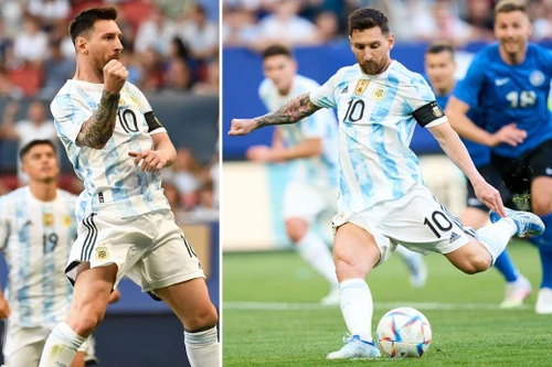 Messi ghi cả 5 bàn trong chiến thắng của Argentina