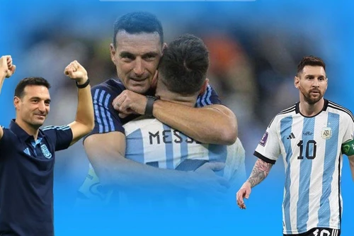 HLV Scaloni: "Argentina sẽ vô địch World Cup vì Messi"