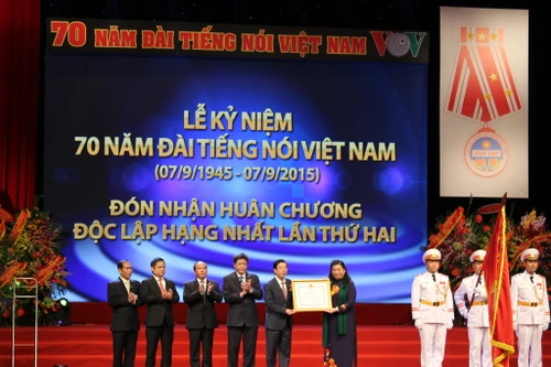 Đài Tiếng nói Việt Nam lần thứ hai đón nhận Huân chương Độc lập hạng Nhất 