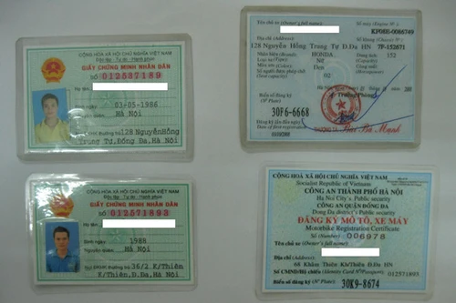 Hé lộ đường dây lấy cắp, làm giả giấy tờ xe máy