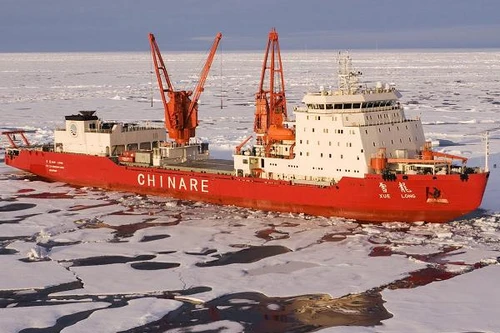 Trung Quốc đóng tàu phá băng nội địa có thể phá lớp băng dày 1,5m