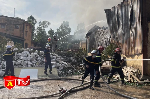 Cháy nhà xưởng đang bị đình chỉ vi phạm phòng cháy chữa cháy