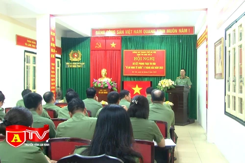 Cụm thi đua số 6 CATP Hà Nội sơ kết 6 tháng phong trào thi đua “Vì ANTQ”