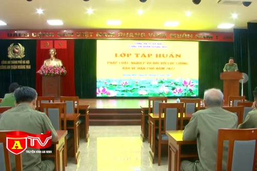 Nâng cao chất lượng bảo vệ dân phố, đáp ứng với yêu cầu nhiệm vụ