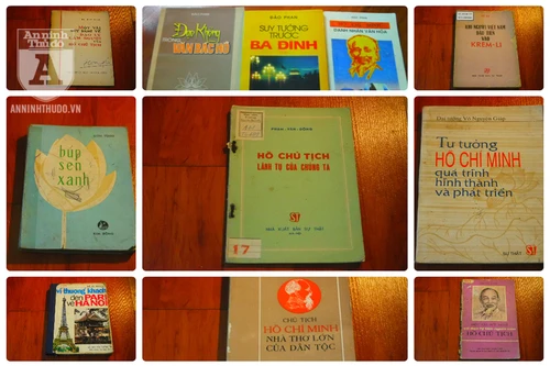 [Ảnh] Chiêm ngưỡng những ấn bản đầu tiên của các tác gia Việt Nam viết về Chủ tịch Hồ Chí Minh