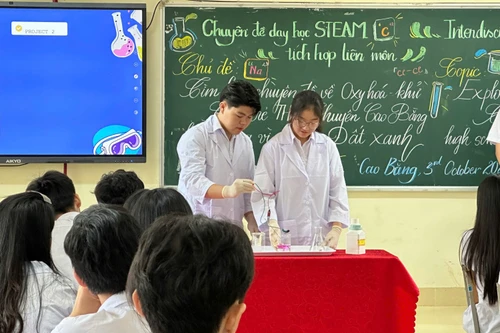 “STEM Innovation Petrovietnam” tiếp sức đam mê nghiên cứu, sáng tạo cho học sinh Cao Bằng