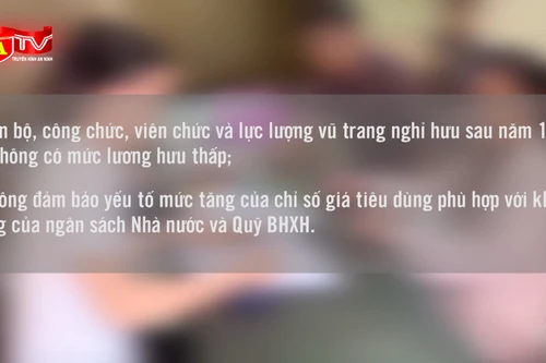 Lý do chưa thể tăng lương hưu trong đợt mới 