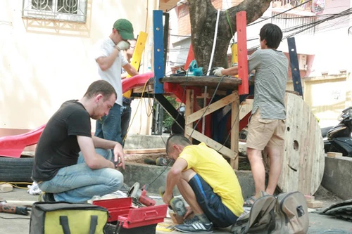 Tạo những sân chơi hiện đại, hấp dẫn cho trẻ em