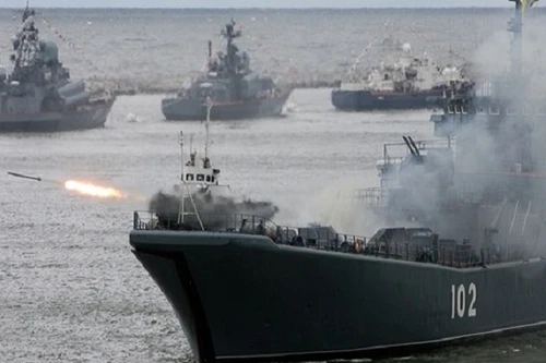 Ba hạm đội Hải quân Nga đồng loạt diễn tập quy mô lớn