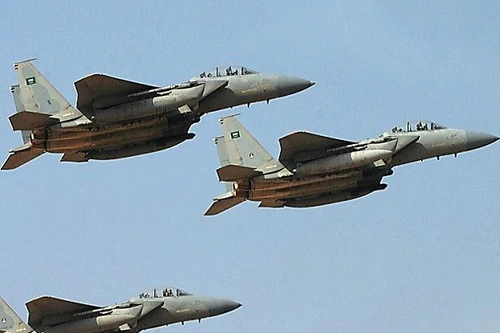 Máy bay chiến đấu của liên quân Arap bị bắn hạ tại Yemen