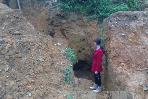 Sập hầm khai thác vàng trái phép, 2 thanh niên tử vong