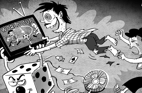 Đừng để tan cửa nát nhà vì bóng đá