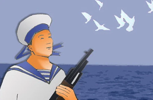 Lời thì thầm của sóng với lính đảo