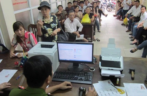 Đẩy mạnh việc cấp Chứng minh nhân dân 12 số