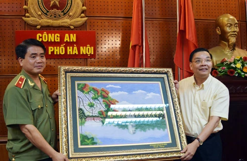 Thủ đô bình yên là chiến công của Công an Hà Nội