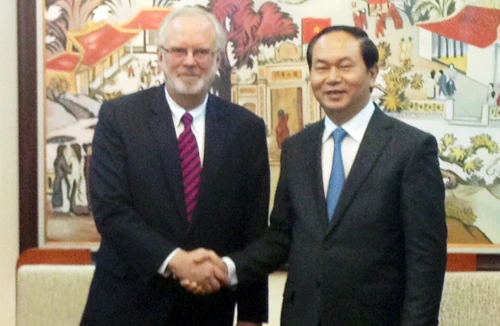 Bộ trưởng Trần Đại Quang tiếp Đại sứ Hoa Kỳ tại Việt Nam