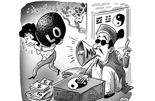 Bi hài xem bói đầu năm