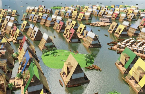 Trường nổi cho trẻ nước nghèo