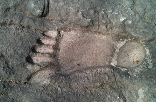 Bí ẩn những dấu chân khổng lồ trên núi Tha La