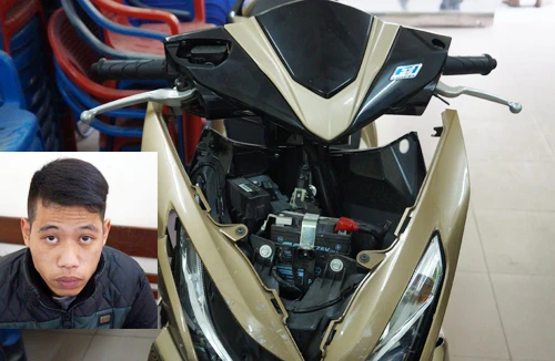 Cướp giật bất thành, lao thẳng vào xe Lexus